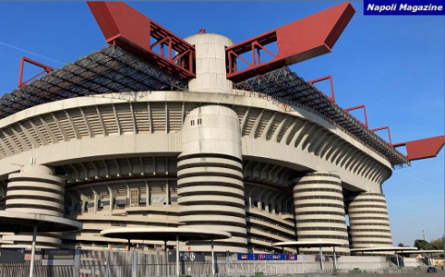 SAN SIRO - Reti anti-caduta al terzo anello per il distacco di calcestruzzi