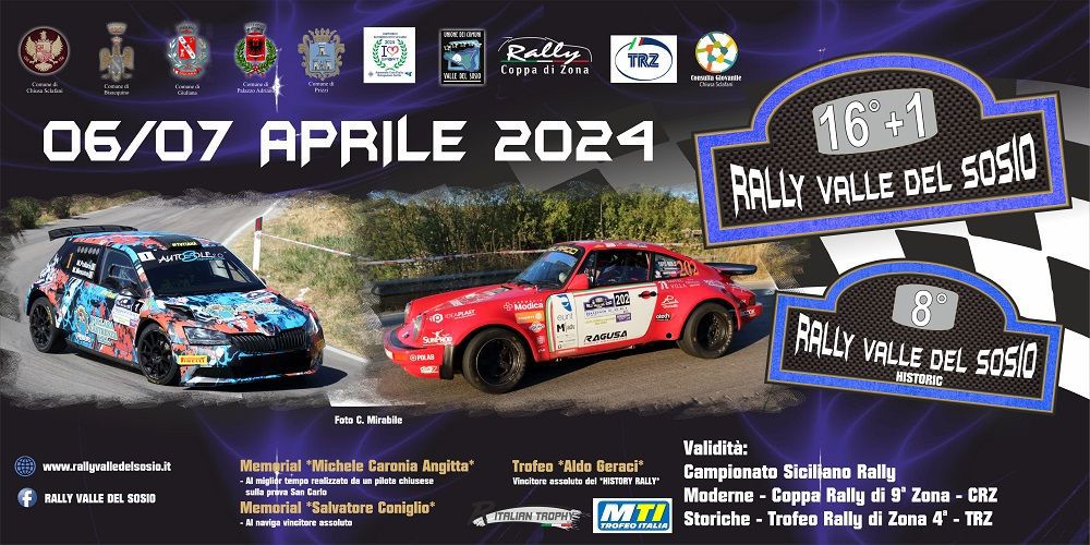 Auto, al via le iscrizioni al Rally Valle del Sosio 2024