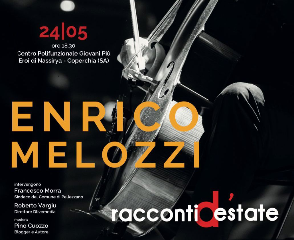 MUSICA - "Racconti d'Estate", Enrico Melozzi, il direttore d'orchestra star  di Sanremo, a Coperchia (SA) venerdì 24 maggio
