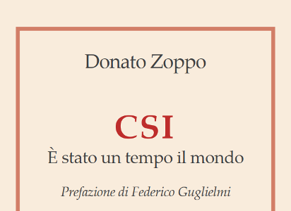 LIBRI - "CSI - È stato un tempo il mondo" di Donato Zoppo, la presentazione  sabato 8 giugno al Punk Tank Café a Napoli